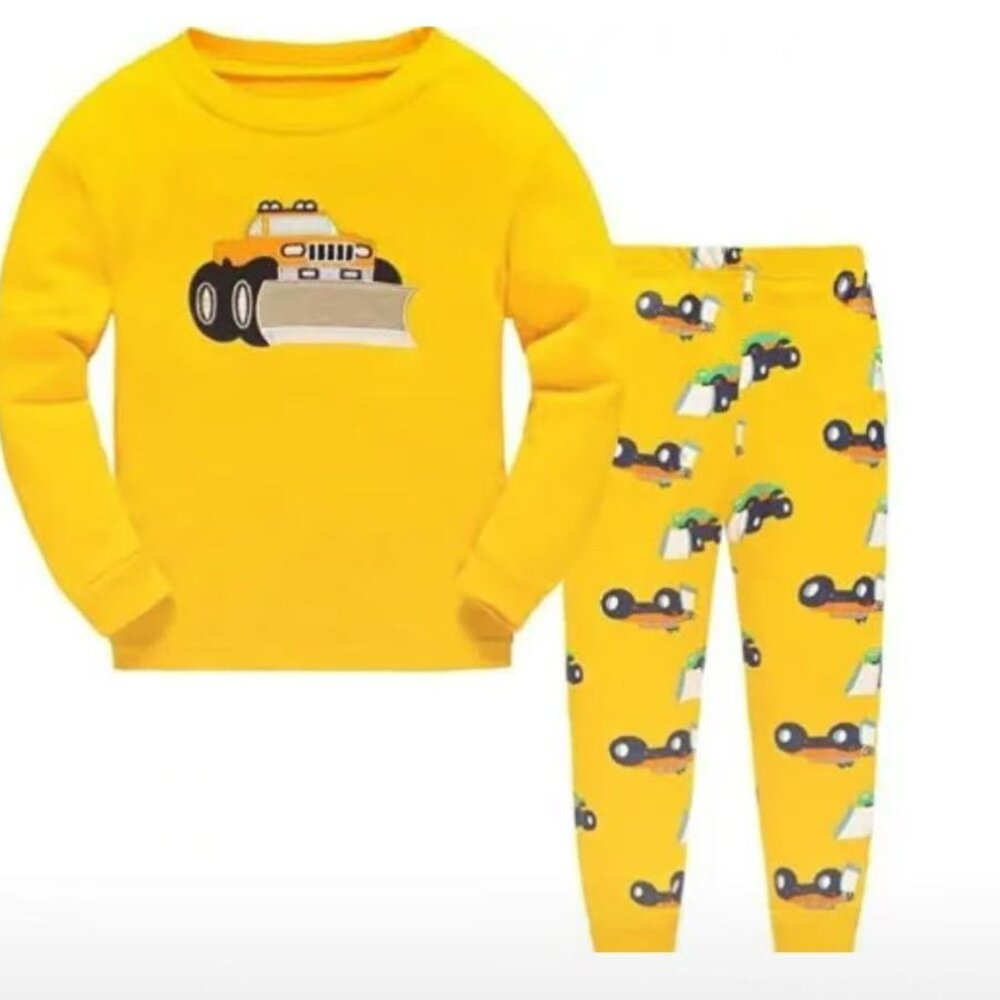 COPY - Truck Sleepwear  Kids Cotton Pajama Set T Shirt &amp; Pant（2T~7T)